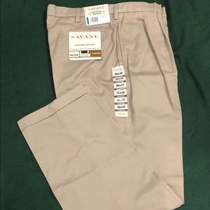 Savane men’s khaki dress pants
